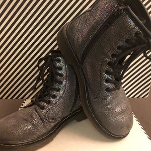 Super cool metallic Doc Martens size 2